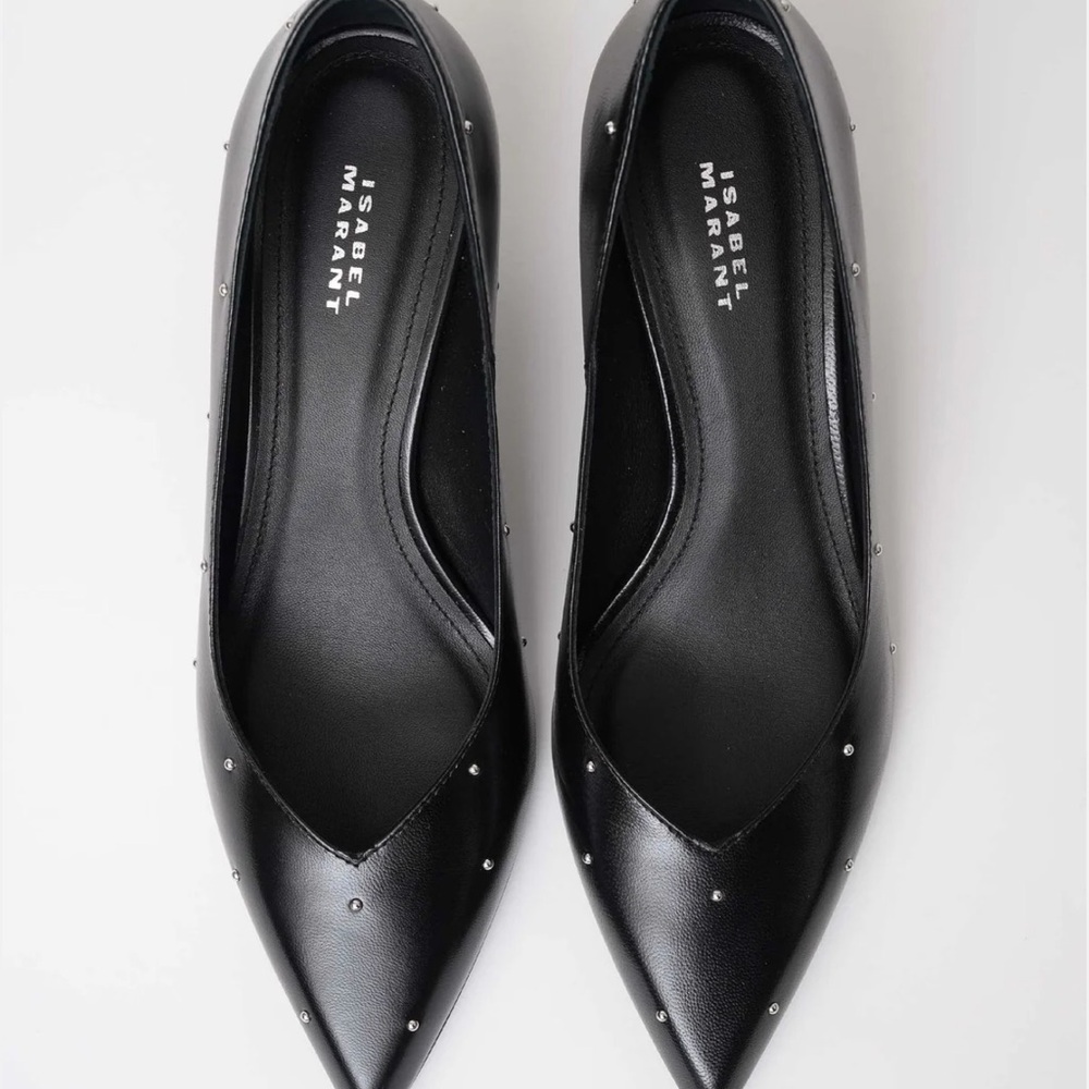 Isabel Marant Black Studded Pandra Heels